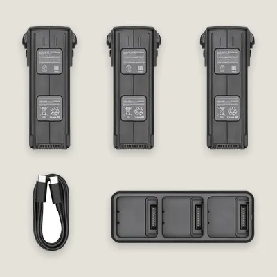 Комплект 3 аккумулятора и зарядный хаб для дронов серии DJI Mavic 3 Enterprise